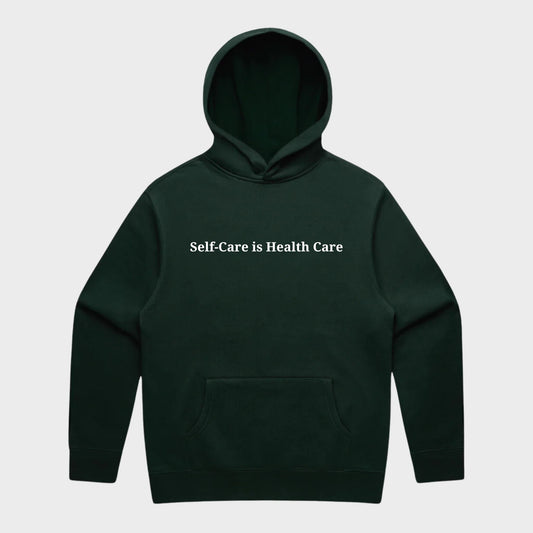 Self - Care is Health Care Oversized Hoodie (Embroidered) - NurseStrong