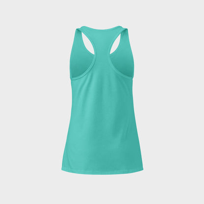 Nurse Strong Arc Women’s Fitted Racerback Tank - Teal