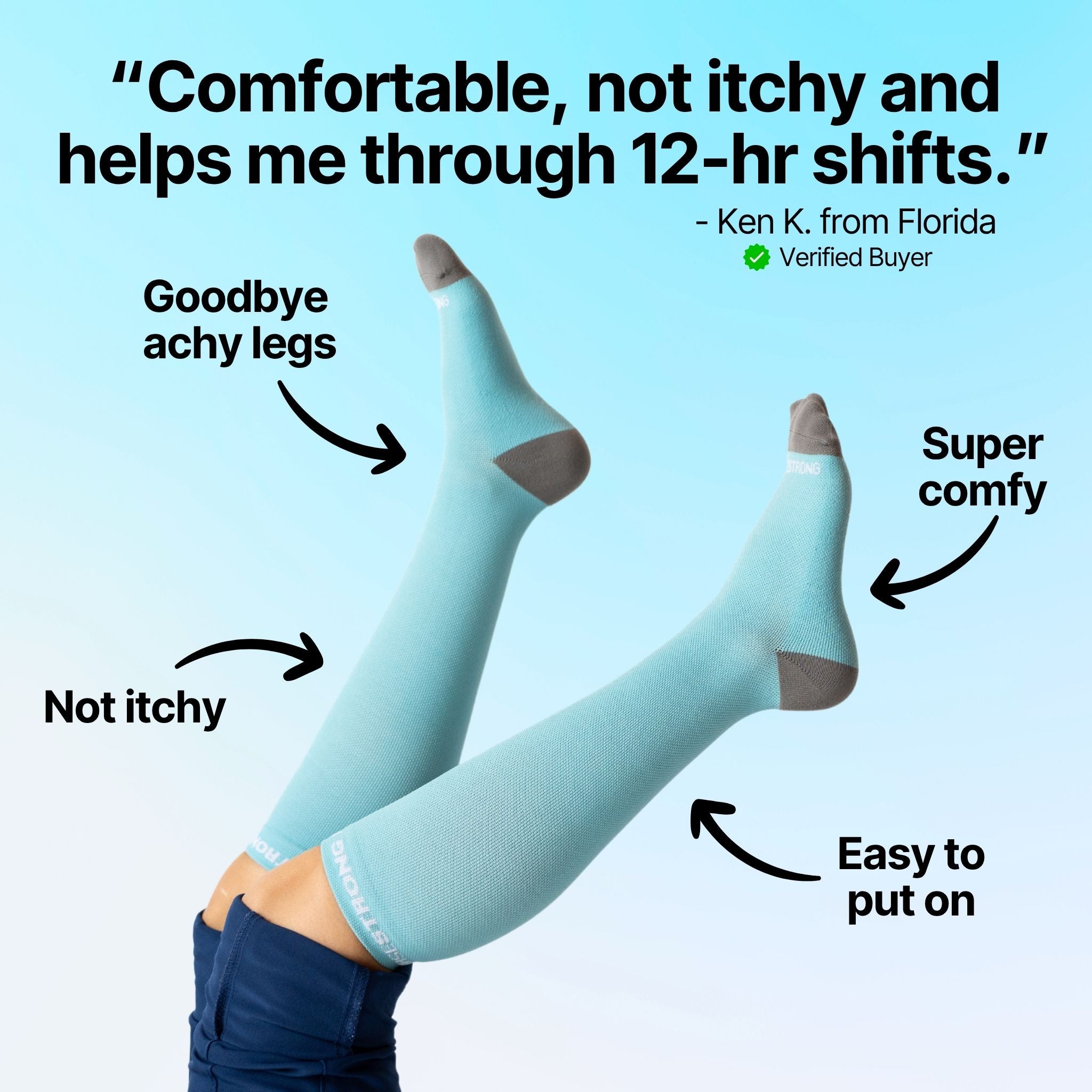 NurseStrong Performance Compression Socks