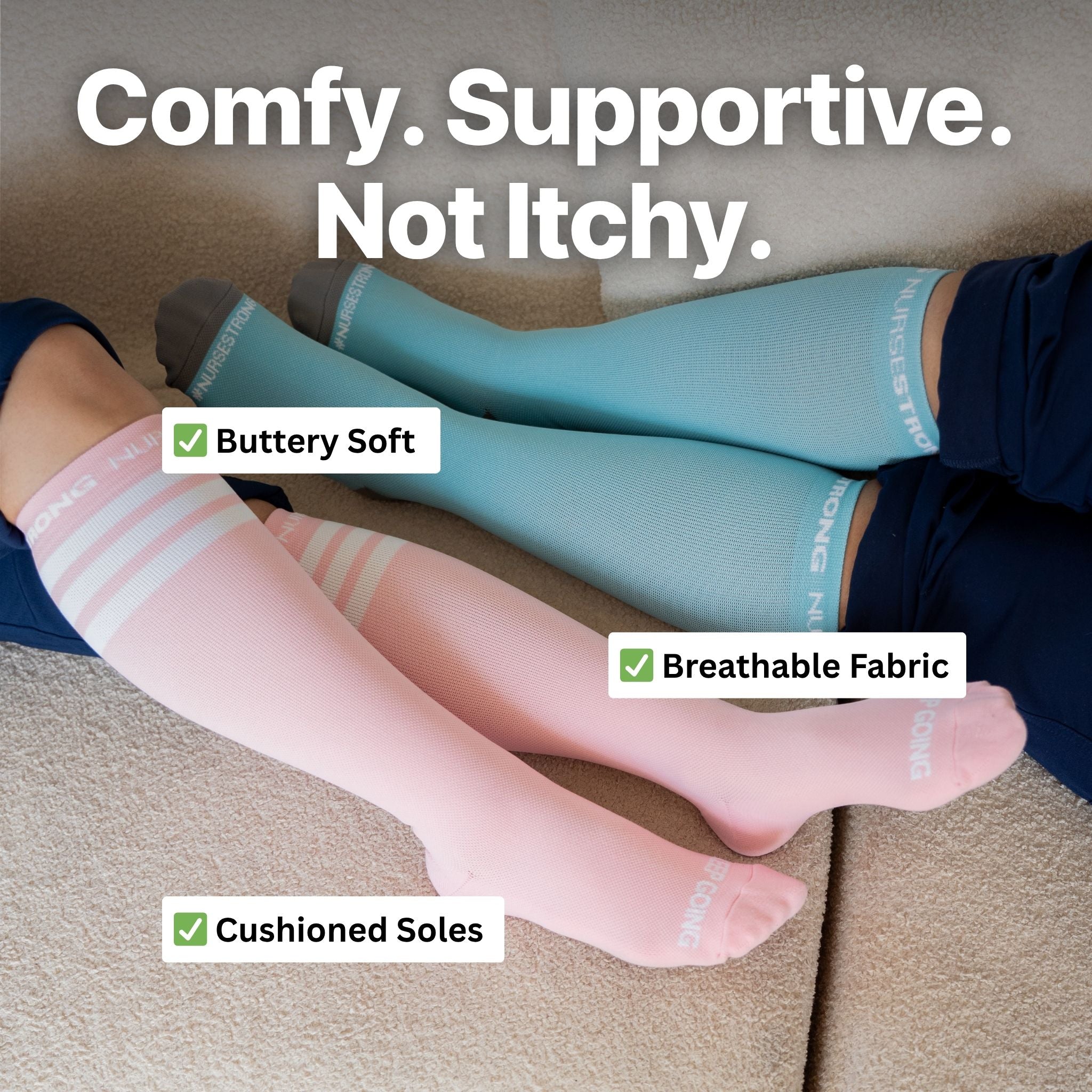 NurseStrong Performance Compression Socks