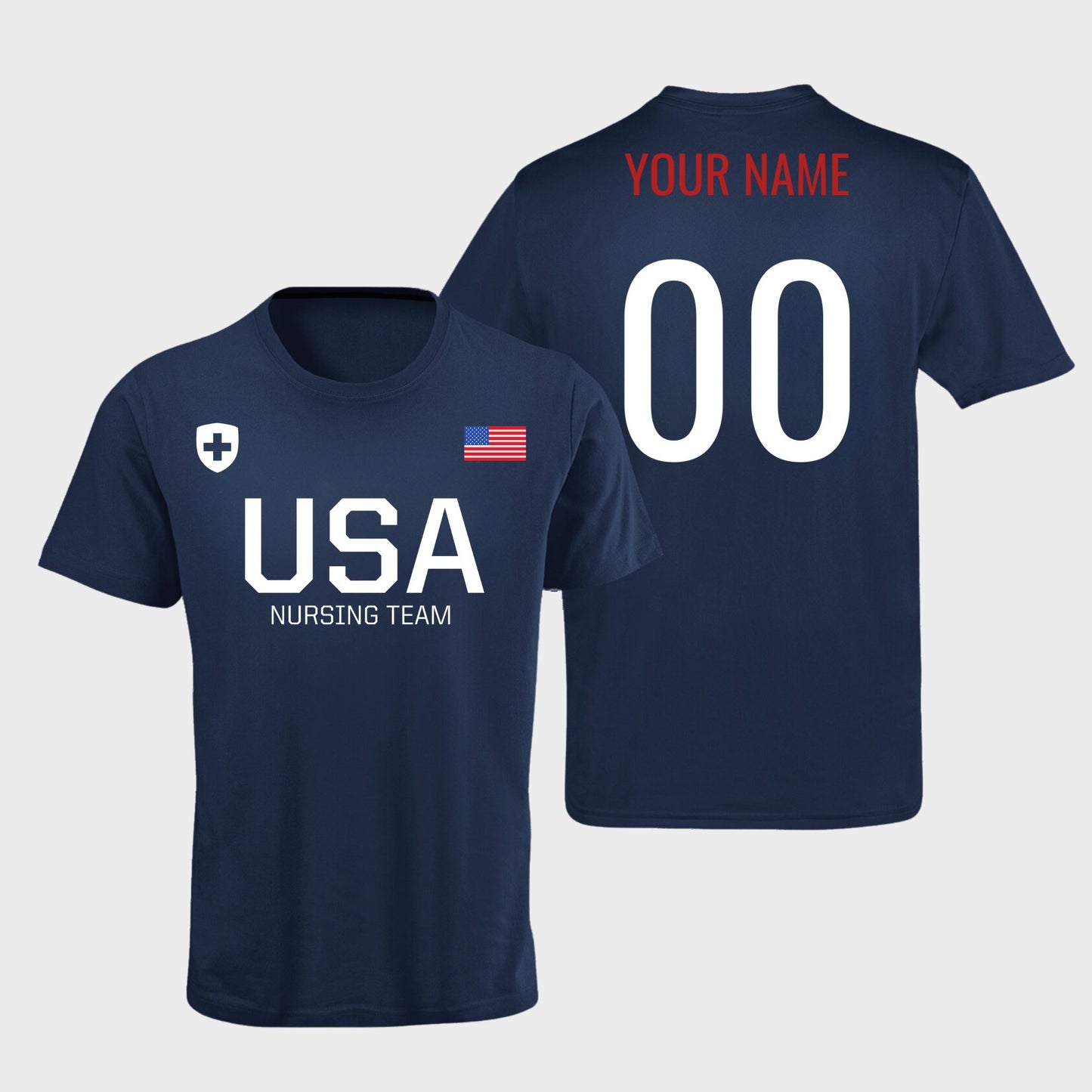 USA Nursing Team Tee (Personalized)