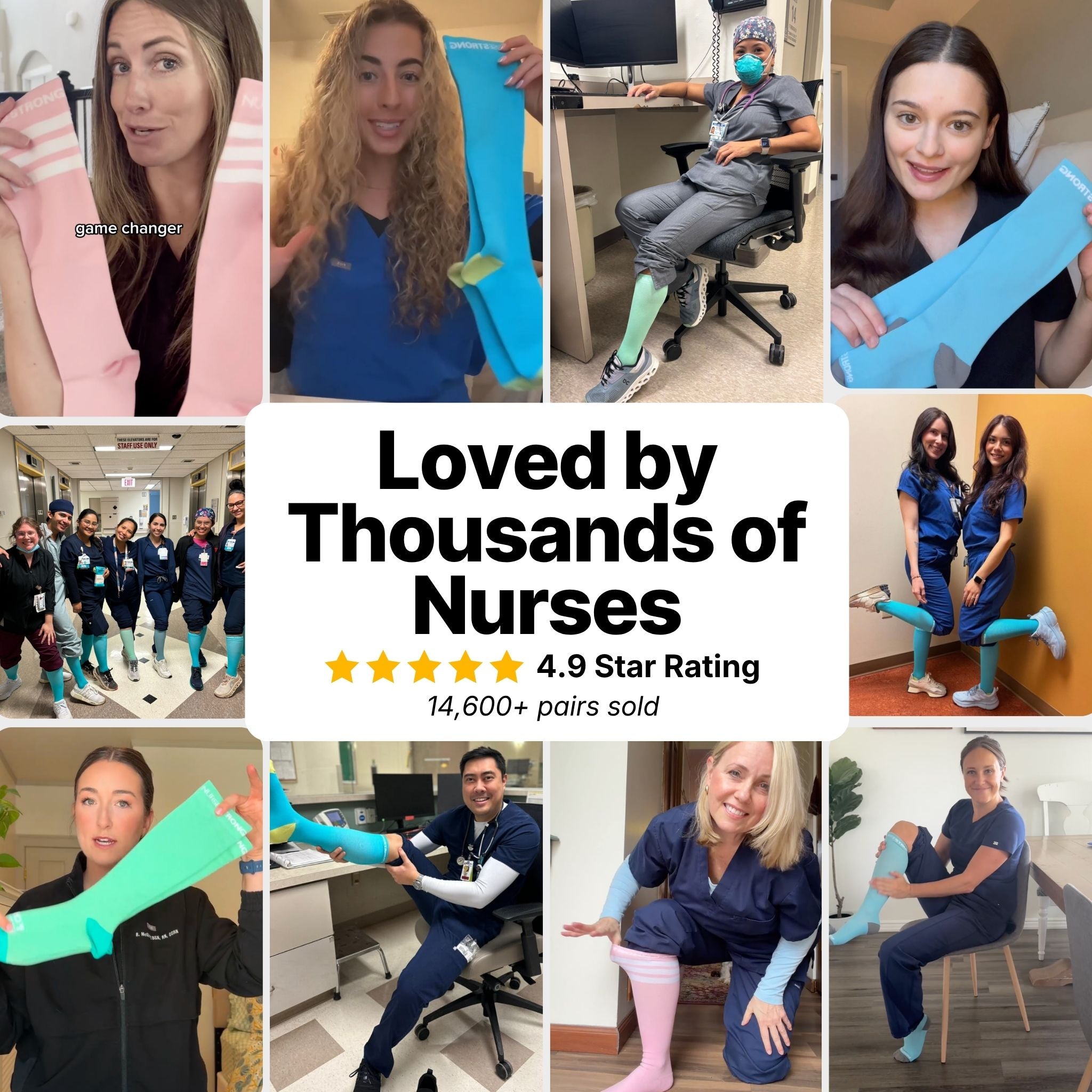 NurseStrong Performance Compression Socks