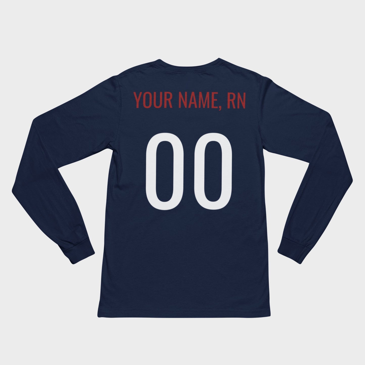 USA Nursing Team Long Sleeve Tee (Personalized)