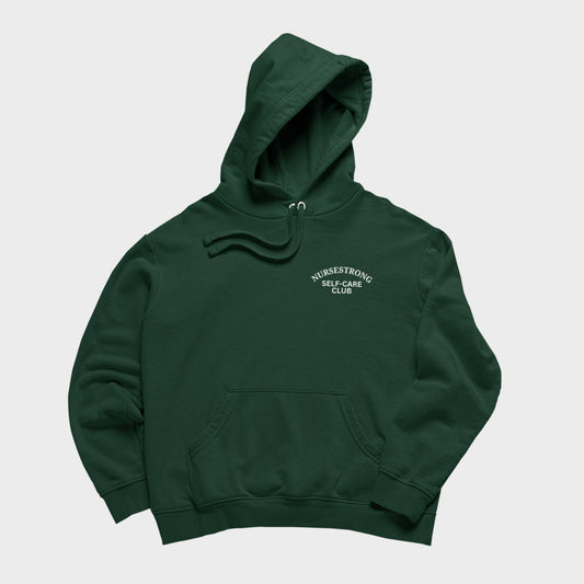 NS Self - Care Club Premium Hoodie (Embroidered) - NurseStrong