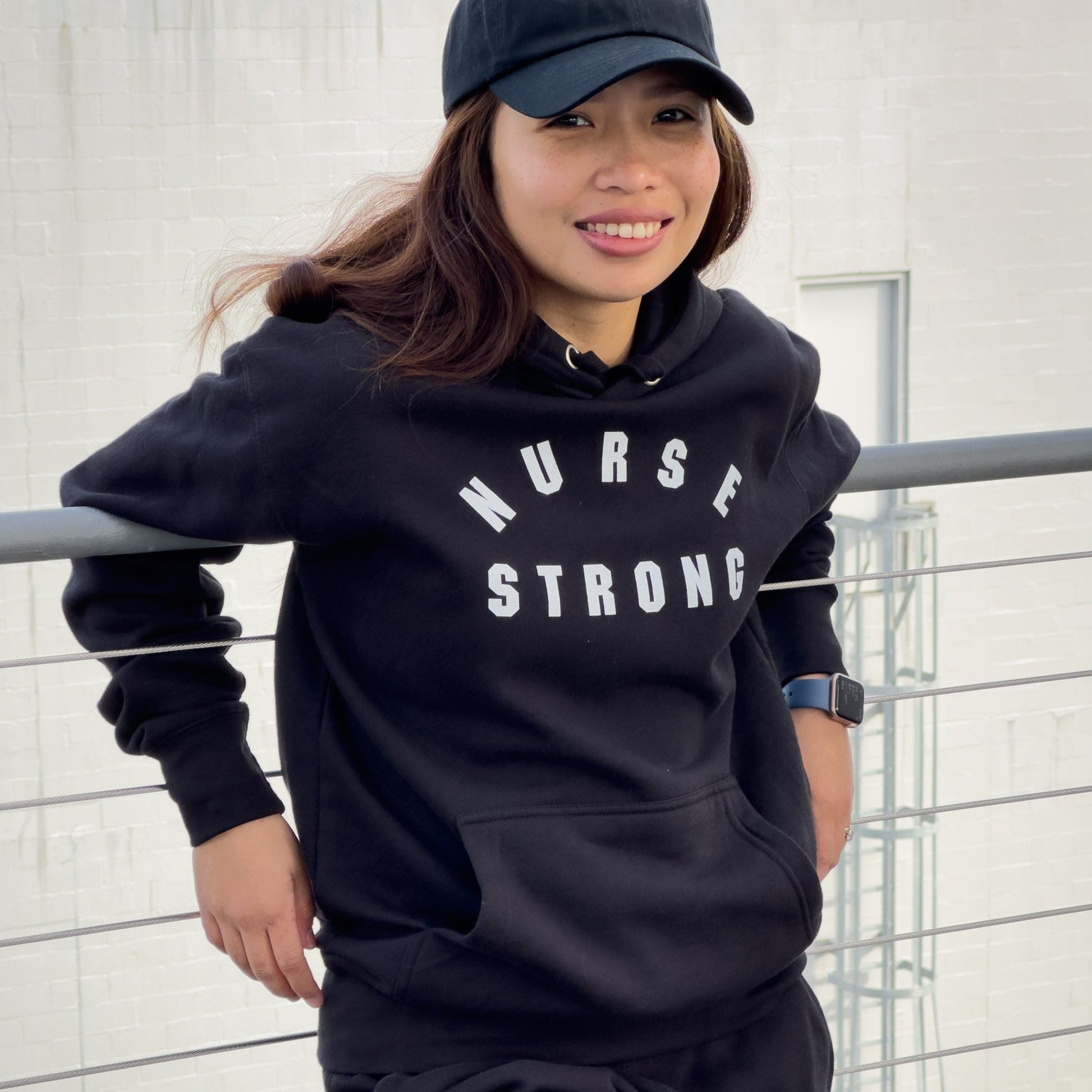 Nurse Strong Arc Premium Hoodie - NurseStrong