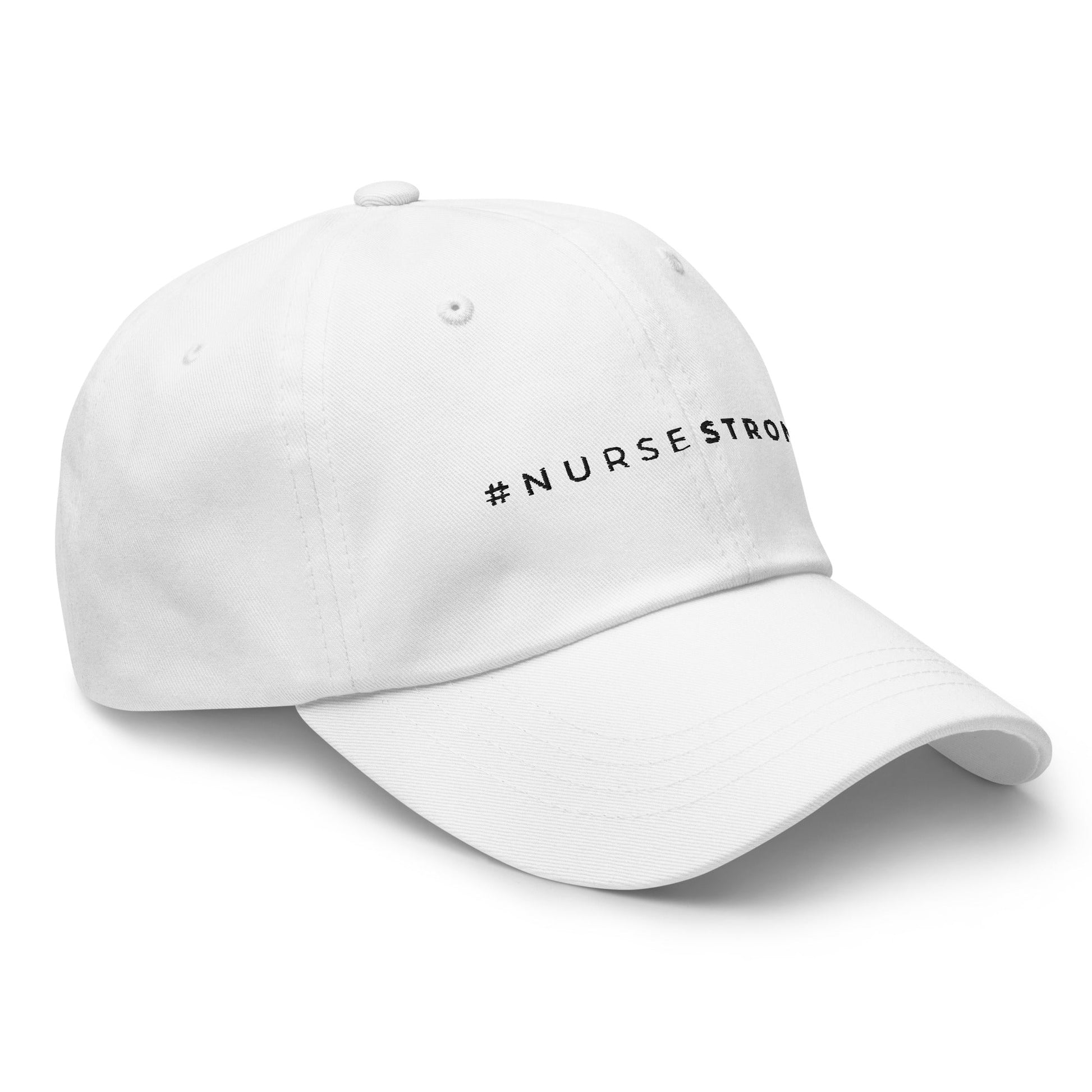 #NurseStrong Classic Cap (White) - NurseStrong