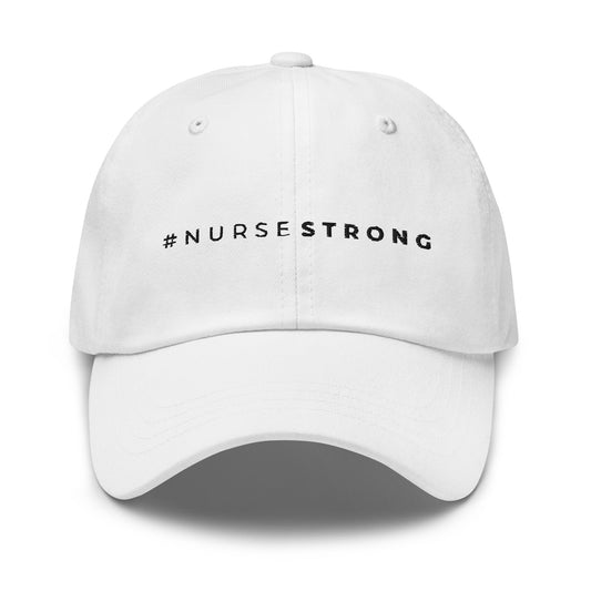 #NurseStrong Classic Cap (White) - NurseStrong