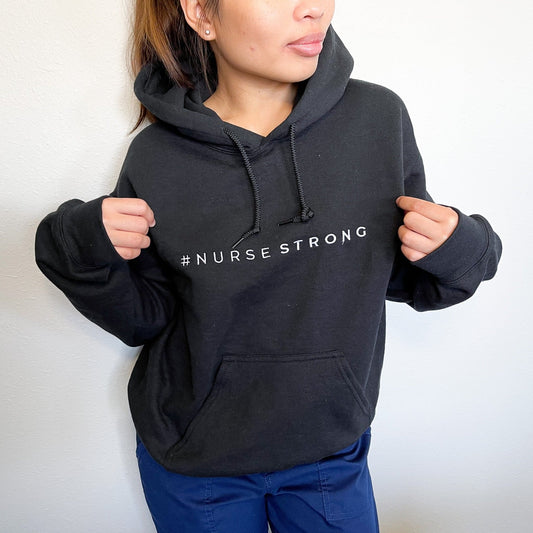 #NurseStrong Hoodie (Embroidered) - NurseStrong