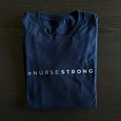 #NurseStrong T-shirt - Navy - NurseStrong