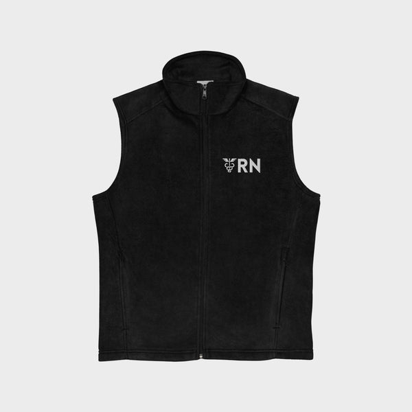 RN Men's Fleece Vest – NurseStrong